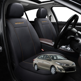 Car Front Seat Cover for Toyota Yaris 2020 - Current - Black - 27 x 26 x 10 cm