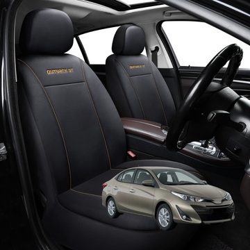 Car Front Seat Cover for Toyota Yaris 2020 - Current - Black - 27 x 26 x 10 cm