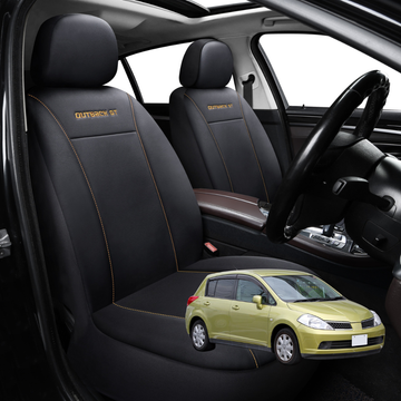 Car Front Seat Cover for Nissan Tiida 2006 - 2013 C11 - Black - 27 x 26 x 10 cm