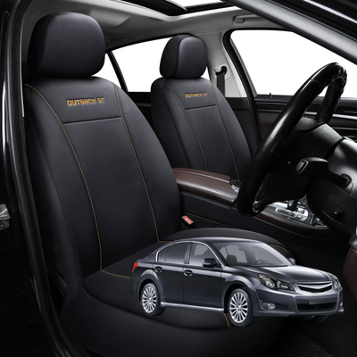 Car Front Seat Cover for Subaru Liberty 2009 - 2014 5GEN - Black - 27 x 26 x 10 cm