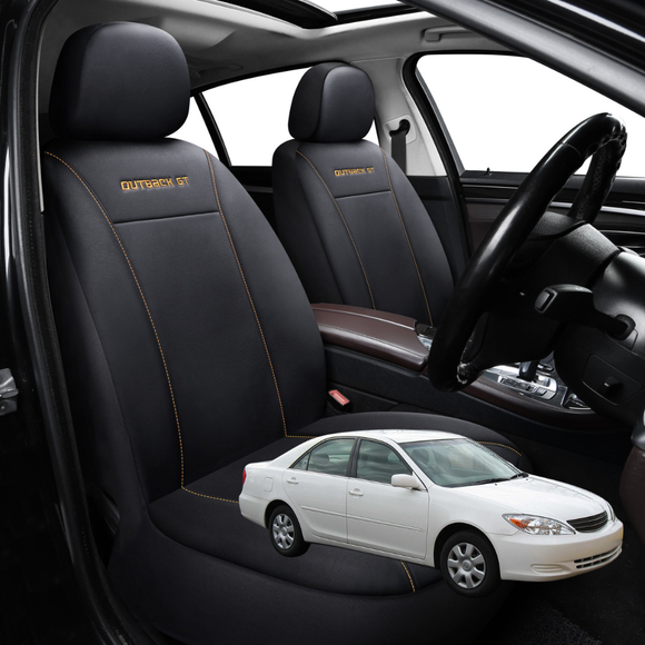 Car Front Seat Cover for Toyota Camry 2002 - 2006 (XV30) - Black - 27 x 26 x 10 cm