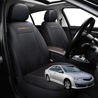 Car Front Seat Cover for Toyota Camry 2012 - 2017 (XV50) - Black - 27 x 26 x 10 cm