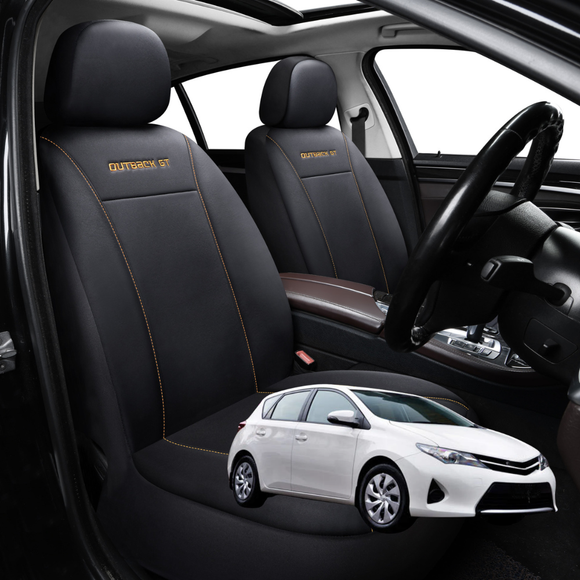 Car Front Seat Cover for Toyota Corolla 2013 - 2018 Hatch (E160/170/180) - Black - 27 x 26 x 10 cm