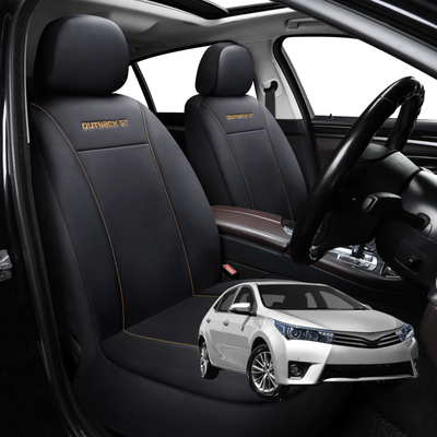 Car Front Seat Cover for Toyota Corolla 2013 - 2019 Sedan - Black - 27 x 26 x 10 cm