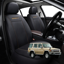 Car Front Seat Cover for Toyota LandCruiser 70 Double Cab 2014 - Current - Black - 27 x 26 x 10 cm-1