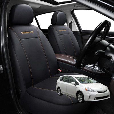 Car Front Seat Cover for Toyota Prius V 2012 - 2021 ZW40 - Black - 27 x 26 x 10 cm