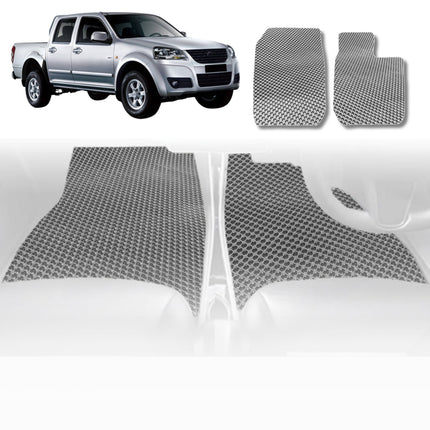 6D Diamond Car Floor Mats for GWM Haval V240 Single Cab 2010 - 2016 (Wingle 5) - Custom-Fit Carpet Liner - 0