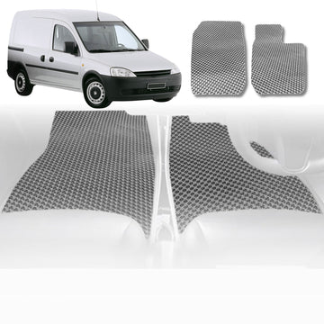 6D Diamond Car Floor Mats for Holden Commodore Ute Single Cab 2007 - 2017 (VE VF) - Custom-Fit Carpet Liner - 0