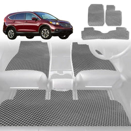 6D Diamond Car Floor Mats for Honda CR-V 2007 - 2012 RE - Custom-Fit Carpet Liner - 0