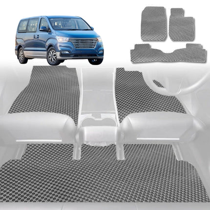 6D Diamond Car Floor Mats for Hyundai iMAX 2007 - Current TQ - Custom-Fit Carpet Liner - 0