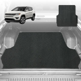 6D Diamond Car Boot Mat for Jeep Compass 2017 - Current M6  - Heavy Duty Carpet Liner