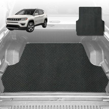 6D Diamond Car Boot Mat for Jeep Compass 2017 - Current M6  - Heavy Duty Carpet Liner