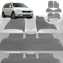 6D Diamond Car Floor Mats for Kia Carnival 2006 - 2014 (VQ) - Custom-Fit Carpet Liner-2