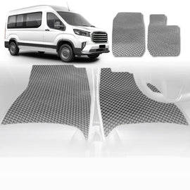 6D Diamond Car Floor Mats for LDV Deliver 9 Van 2019 - Current - Custom-Fit Carpet Liner - 0