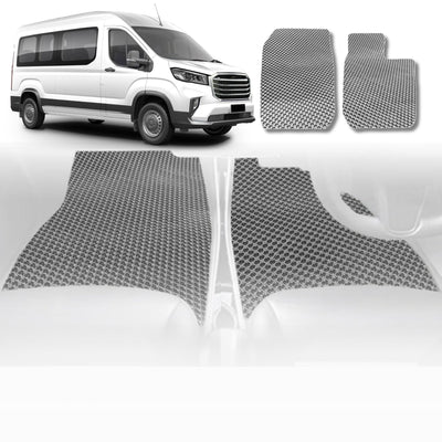 6D Diamond Car Floor Mats for LDV G10 Van 2015 - Current SV7A, SV7C - Custom-Fit Carpet Liner - 0