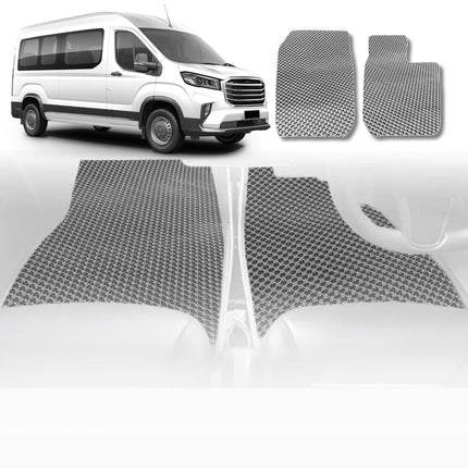 6D Diamond Car Floor Mats for LDV G10 Van 2015 - Current SV7A, SV7C - Custom-Fit Carpet Liner - 0