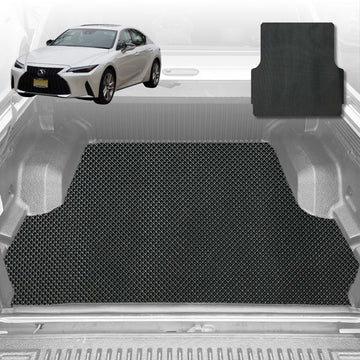 6D Diamond Car Boot Mat for Lexus IS 2013 - 2021 30R, 31R  - Heavy Duty Carpet Liner