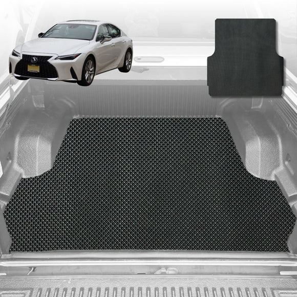 6D Diamond Car Boot Mat for Lexus IS 2013 - 2021 30R, 31R  - Heavy Duty Carpet Liner