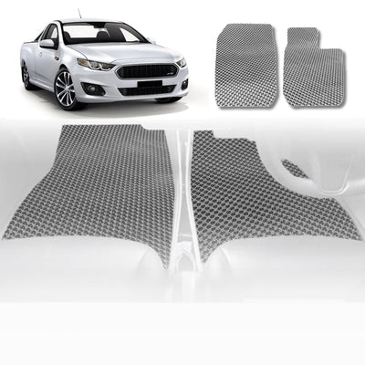 6D Diamond Car Floor Mats for Ford Falcon 2002 - 2008 Ute Single Cab (BA BF) - Custom-Fit Carpet Liner - 0