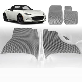 6D Diamond Car Floor Mats for Mazda MX-5 2015 - Current (ND) - Custom-Fit Carpet Liner - 0