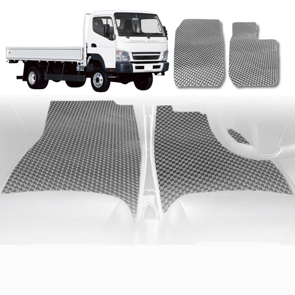 6D Diamond Car Floor Mats for Mitsubishi Fuso Canter 2010 - Current (8th Gen) - Custom-Fit Carpet Liner
