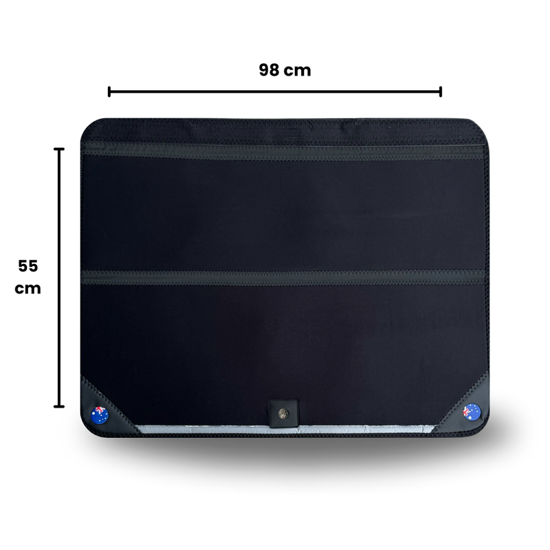 Rear Cargo Boot Bumper Protector for Nissan Patrol Y62 2013 - Current (Y62) - XL (98 x 55) - Black - 0