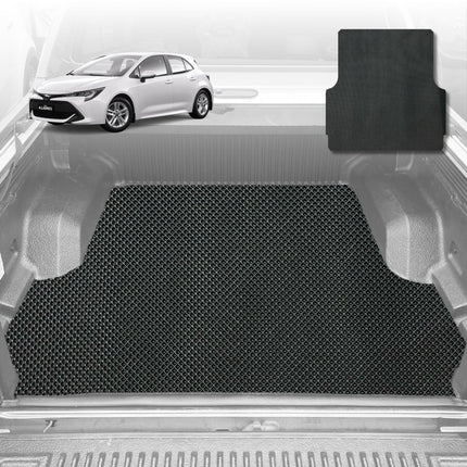 6D Diamond Car Boot Mat for Toyota Corolla 2018 - Current Hatch (Hatch) - Heavy Duty Carpet Liner
