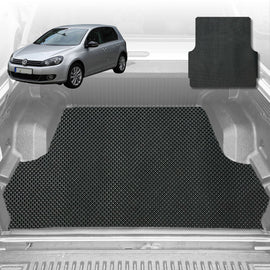 6D Diamond Car Boot Mat for VolksWagen Golf 2011 - 2013 Cabriolet (MK6) (Hatch) - Heavy Duty Carpet Liner