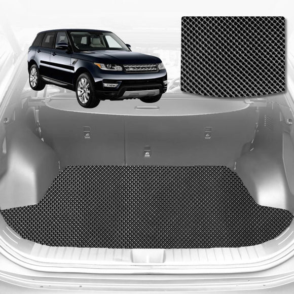 6D Diamond Car Boot Mat for Land Rover Range Rover Sport 2014 - Current L494 (3rd Row folded/5 seater) - Heavy Duty Carpet Liner