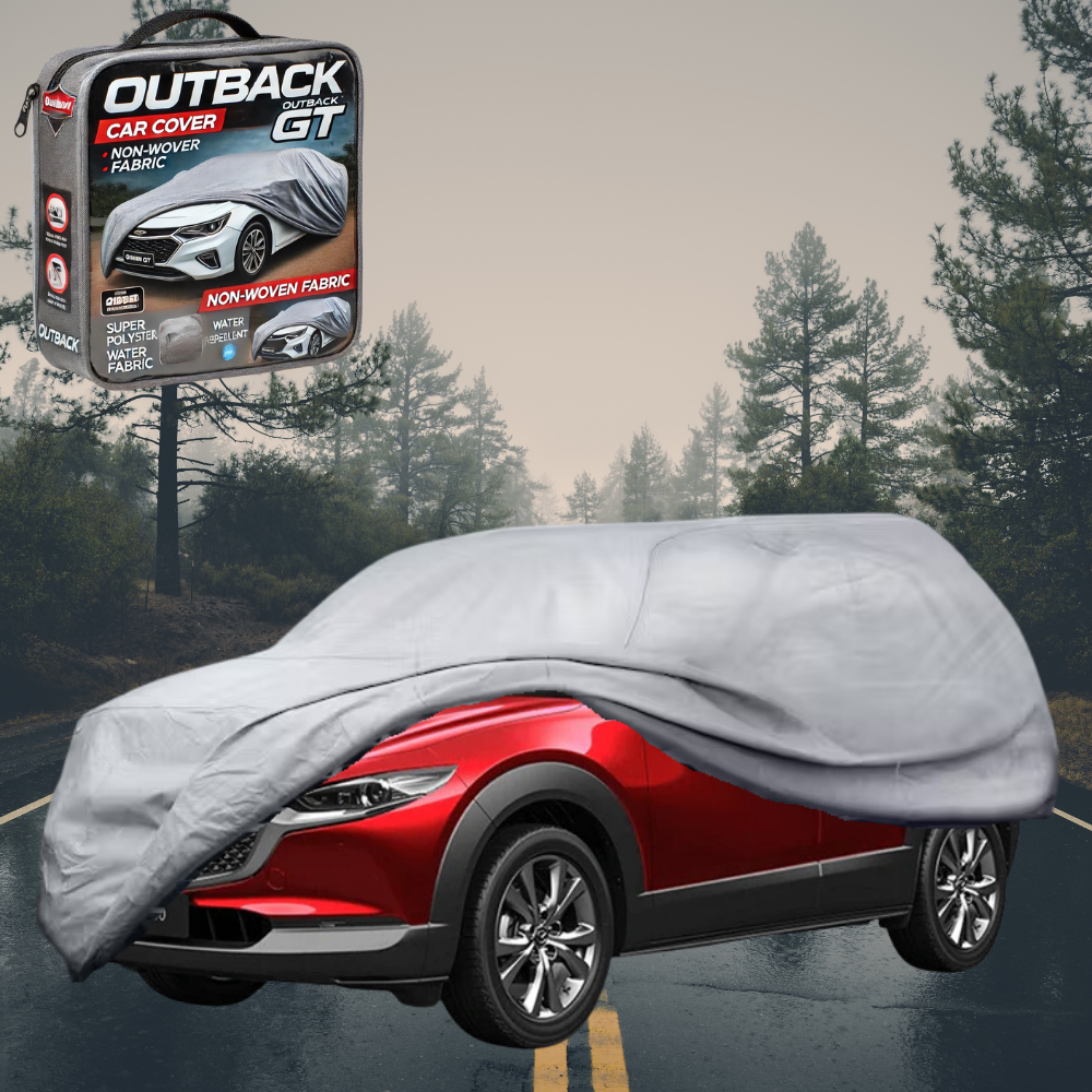 Silver Shield Outdoor Car Cover for Mazda CX-30 Small SUV 2019 - Current (DM) L - Grey