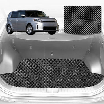 6D Diamond Car Boot Mat for Toyota Rukus 2010 - 2015 (3rd Row folded/5 seater) - Heavy Duty Carpet Liner