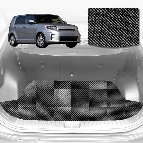 6D Diamond Car Boot Mat for Toyota Rukus 2010 - 2015 (3rd Row seats up/7 seater) - Heavy Duty Carpet Liner