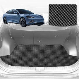 6D Diamond Car Boot Mat for BYD Seal 2024 - Current (RWD,AWD) (Sedan) - Heavy Duty Carpet Liner