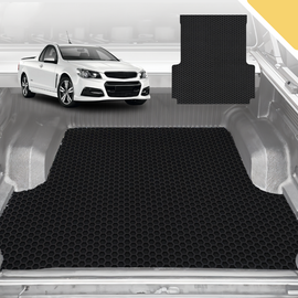 6D Pro Ute Tub Mat for Holden Commodore Ute Single Cab (VE VF) 2007-2017 - Black - Full Set