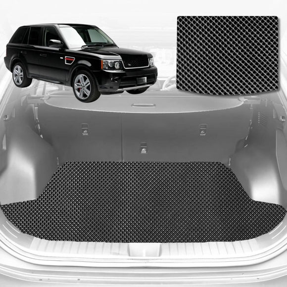 6D Diamond Car Boot Mat for Land Rover Range Rover Sport 2005 - 2013 L320 (3rd Row seats up/7 seater) - Heavy Duty Carpet Liner