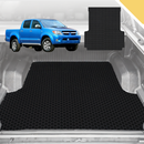 6D Pro Ute Tub Mat for Toyota Hilux Double Cab 2005-2015 (with Spray on Liner or no Liner) - Black - Full Set-1