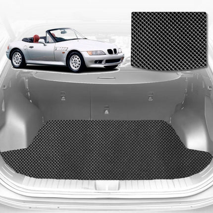 6D Diamond Car Boot Mat for BMW Z3 1997 - 2002 E36/7, E36/8 (Convertible) - Heavy Duty Carpet Liner