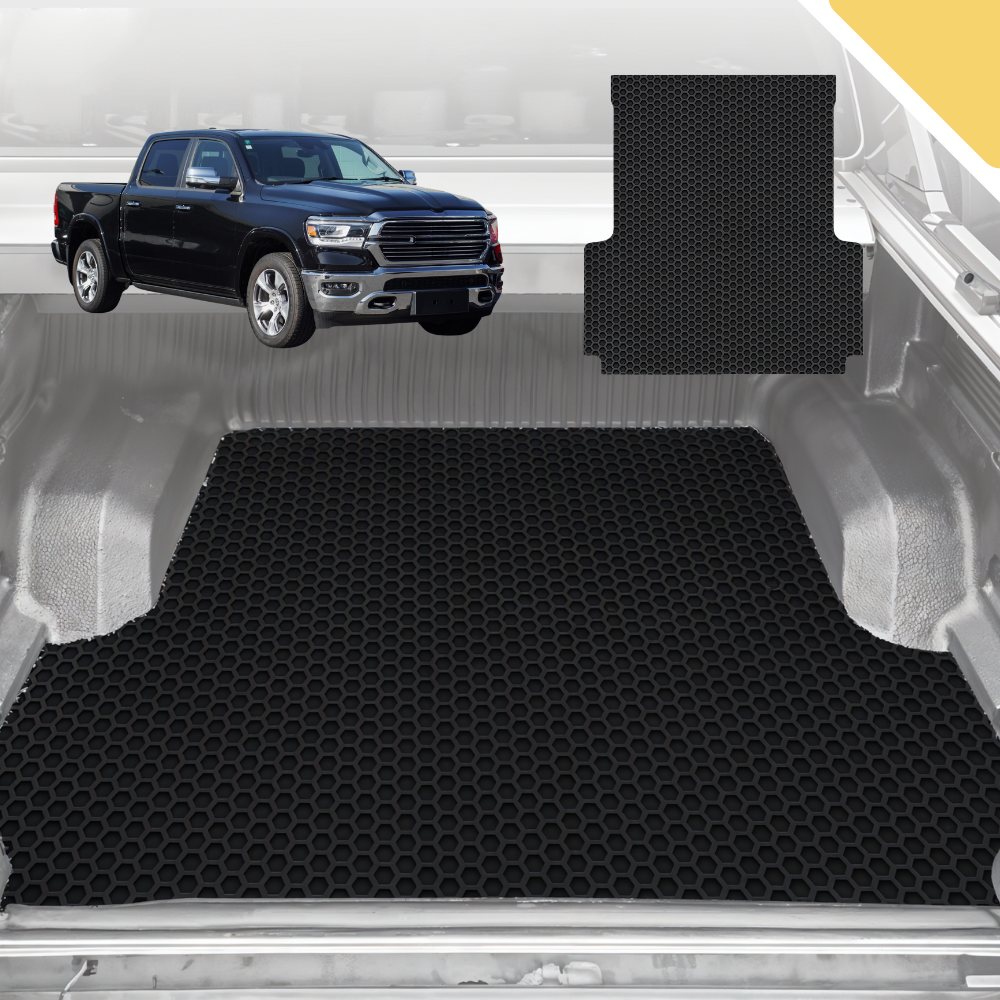 6D Pro Ute Tub Mat for RAM 1500 Express (DT) 2019-Current without rambox 6ft 4in bed length - Black