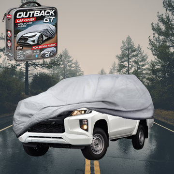Silvershield Outdoor Car Cover for Mitsubishi Triton Double Cab 2015 - 2023 (MQ MR) - XL - Grey