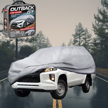 Silvershield Outdoor Car Cover for Mitsubishi Triton Double Cab 2015 - 2023 (MQ MR) - XL - Grey