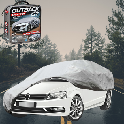 Silvershield Outdoor Car Cover for VolksWagen Passat 2006 - 2015 (B6 B7 CC) XLL - Grey