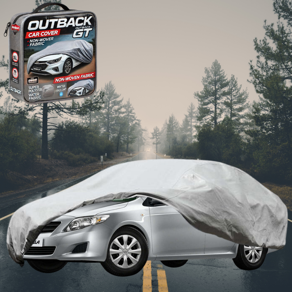 Silver Shield Outdoor Car Cover for Toyota Corolla 2002 - 2007 Hatch/Sedan (E120/130) L - Grey