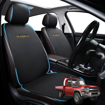 Car Front Sideless Seat Cushion for Toyota LandCruiser 79 Series Single Cab 2012 - Current - Pressure Relief - 27 x 26 x 10 cm