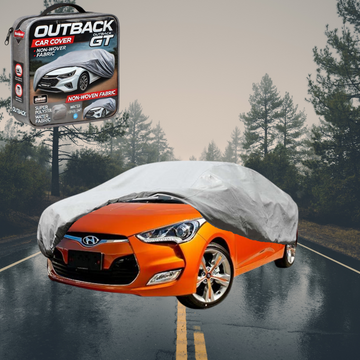 Silvershield Outdoor Car Cover for Hyundai Veloster 2011 - 2018 (FS) - L - Grey
