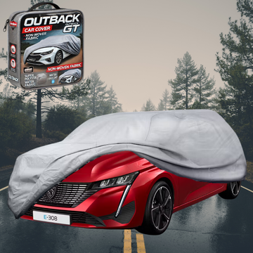 Silvershield Outdoor Car Cover for Peugeot 308 2021 - Current Wagon (P5) - L - Grey