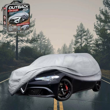 Silvershield Outdoor Car Cover for Alfa Romeo Giulia 2016 - Current (952) - L - Grey