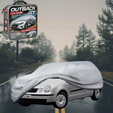 Silvershield Outdoor Car Cover for VolksWagen Polo 2002 - 2009 (MK4) - L - Grey