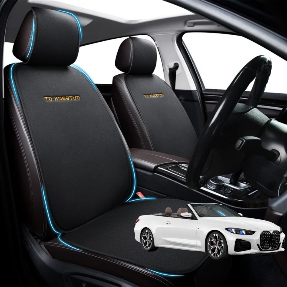 Car Front Seat Cushion Pad for BMW 4 Series Coupe/Convertible 2021 - Current (G22 G23) - Pressure Relief - 27 x 26 x 10 cm
