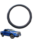 Steering Wheel Cover for GWM Haval Great Wall Cannon Ute 2019 - Current NPW - Black Microfiber Leather - Circle 38 cm-1