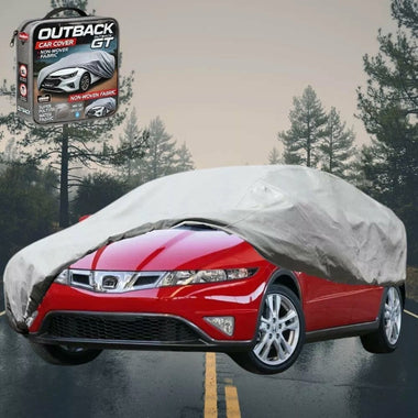 Silvershield Outdoor Car Cover for Honda Civic 2006 - 2012 Hatch(8th Gen) - L - Grey
